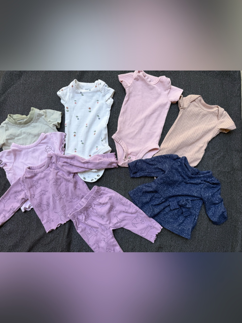 Newborn Baby Girl Clothing Lot - Carter’s and Cat&Jack